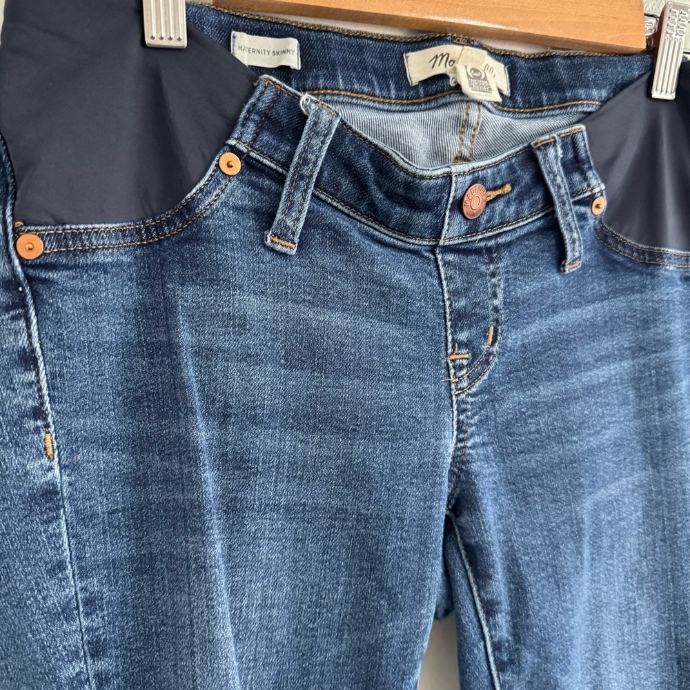Madewell Side Panel Maternity Skinny Jeans 27 - Picture 5 of 14